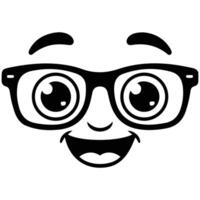 Cartoon eyes looking sideways with lashes isolated white background vector