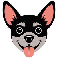 Funny mask for childrens party isolated white background vector