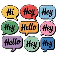 Chat box speech bubble isolated white background vector
