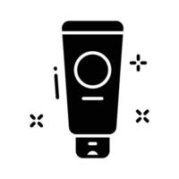 A visually appealing glyph icon of medical ointment container vector
