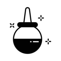 A visually appealing glyph icon of nasal aspirator.. vector