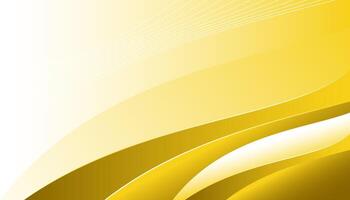 abstract background with yellow wavy lines vector