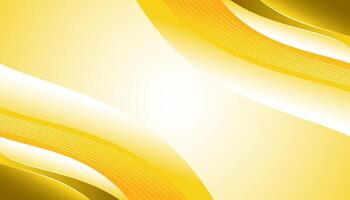 abstract yellow background with wavy lines and space for your text vector