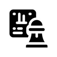 adaptation glyph icon. Strong and solid icon for websites and mobile apps. vector