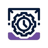 capacity dual tone icon. Sleek and modern icon for websites and mobile apps. vector