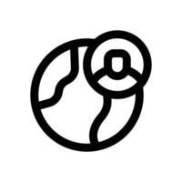 world line icon. Clean and minimalist icon for websites, mobile apps, presentations, and logos. Fully scalable and customizable for any project. vector