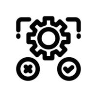 testing line icon. Clean and minimalist icon for websites and mobile apps. vector