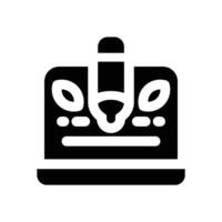 organic glyph icon. Strong and solid icon for websites, mobile interfaces, presentations, and visual branding. High quality and easy to edit. vector