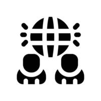 ethnography glyph icon. Strong and solid icon for websites, mobile interfaces, presentations, and visual branding. High quality and easy to edit. vector