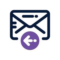 autoresponder duotone icon. Sleek and modern icon for websites, mobile apps, marketing materials, and corporate design. Fully scalable and ready to use. vector