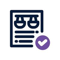 regulation duotone icon. Sleek and modern icon for websites, mobile apps, marketing materials, and corporate design. Fully scalable and ready to use. vector