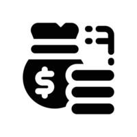 index glyph icon. Strong and solid icon for websites and mobile apps. vector