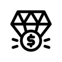 value line icon. Clean and minimalist icon for websites and mobile apps. vector
