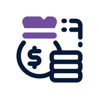index dual tone icon. Sleek and modern icon for websites and mobile apps. vector
