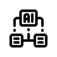 generator line icon. Clean and minimalist icon for websites and mobile apps. vector