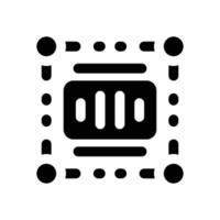 sound recognition glyph icon. Strong and solid icon for websites, mobile interfaces, presentations, and visual branding. High quality and easy to edit. vector