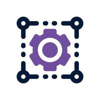 technology duotone icon. Sleek and modern icon for websites, mobile apps, marketing materials, and corporate design. Fully scalable and ready to use. vector
