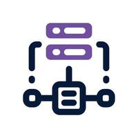 data model duotone icon. Sleek and modern icon for websites, mobile apps, marketing materials, and corporate design. Fully scalable and ready to use. vector