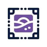 capture dual tone icon. Sleek and modern icon for websites and mobile apps. vector