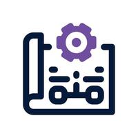 module dual tone icon. Sleek and modern icon for websites and mobile apps. vector