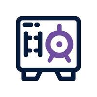 safe box duotone icon. Sleek and modern icon for websites, mobile apps, marketing materials, and corporate design. Fully scalable and ready to use. vector