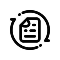 automation task line icon. Clean and minimalist icon for websites and mobile apps. vector