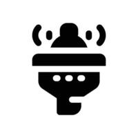 filter audience glyph icon. Strong and solid icon for websites and mobile apps. vector