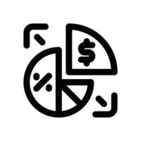 margin line icon. Clean and minimalist icon for websites and mobile apps. vector