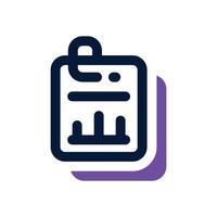 data report duotone icon. Sleek and modern icon for websites, mobile apps, marketing materials, and corporate design. Fully scalable and ready to use. vector