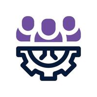 group dual tone icon. Sleek and modern icon for websites and mobile apps. vector