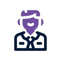 manager duotone icon. Sleek and modern icon for websites, mobile apps, marketing materials, and corporate design. Fully scalable and ready to use. vector