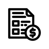 finance line icon. Clean and minimalist icon for websites and mobile apps. vector