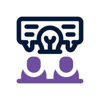 collaboration duotone icon. Sleek and modern icon for websites, mobile apps, marketing materials, and corporate design. Fully scalable and ready to use. vector