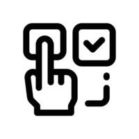 choice line icon. Clean and minimalist icon for websites and mobile apps. vector