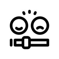 customer experience line icon. Clean and minimalist icon for websites and mobile apps. vector
