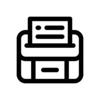polling line icon. Clean and minimalist icon for websites and mobile apps. vector