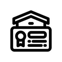 certificate line icon. Clean and minimalist icon for websites, mobile apps, presentations, and logos. Fully scalable and customizable for any project. vector