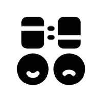 experience level glyph icon. Strong and solid icon for websites, mobile interfaces, presentations, and visual branding. High quality and easy to edit. vector