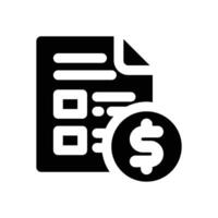 finance glyph icon. Strong and solid icon for websites, mobile interfaces, presentations, and visual branding. High quality and easy to edit. vector