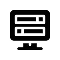 voting result glyph icon. Strong and solid icon for websites, mobile interfaces, presentations, and visual branding. High quality and easy to edit. vector