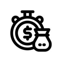 annuities line icon. Clean and minimalist icon for websites and mobile apps. vector
