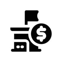 welfare glyph icon. Strong and solid icon for websites and mobile apps. vector