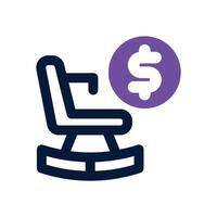 retirement duotone icon. Sleek and modern icon for websites, mobile apps, marketing materials, and corporate design. Fully scalable and ready to use. vector