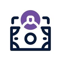 allowance duotone icon. Sleek and modern icon for websites, mobile apps, marketing materials, and corporate design. Fully scalable and ready to use. vector