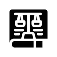balance sheet glyph icon. Strong and solid icon for websites, mobile interfaces, presentations, and visual branding. High quality and easy to edit. vector