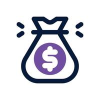 fund duotone icon. Sleek and modern icon for websites, mobile apps, marketing materials, and corporate design. Fully scalable and ready to use. vector