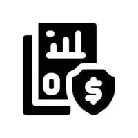 liability glyph icon. Strong and solid icon for websites, mobile interfaces, presentations, and visual branding. High quality and easy to edit. vector