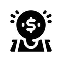position glyph icon. Strong and solid icon for websites and mobile apps. vector