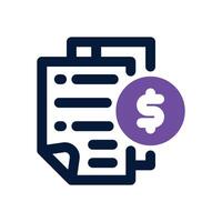 paper duotone icon. Sleek and modern icon for websites, mobile apps, marketing materials, and corporate design. Fully scalable and ready to use. vector