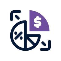 margin dual tone icon. Sleek and modern icon for websites and mobile apps. vector